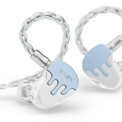 BASN BmasterX 6 Drivers(1DD+3BA+2PZT)In Ear Monitor Headphone (Blue-White)