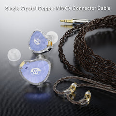 BASN ASONE 14.2mm Planar In-Ear Monitors Earphone (Blue)