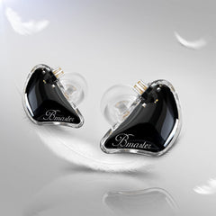 BASN Bmaster 2-Pin Triple Drivers in Ear Monitor Headphone (Black)