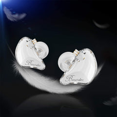 BASN Bmaster 2-Pin Triple Drivers in Ear Monitor Headphone White