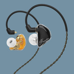 BASN Bmaster Pro Triple Drivers in Ear Monitor Headphone Golden-Black