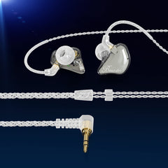 BASN Bmaster Triple Drivers in Ear Monitor Headphone(Grey)