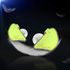 BASN Bmaster Triple Drivers in Ear Monitor Headphone(Yellow)