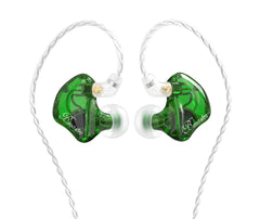 BASN Bmaster Triple Drivers HiFi Stereo Noise-Isolating in Ear Monitor Headphone(Green)