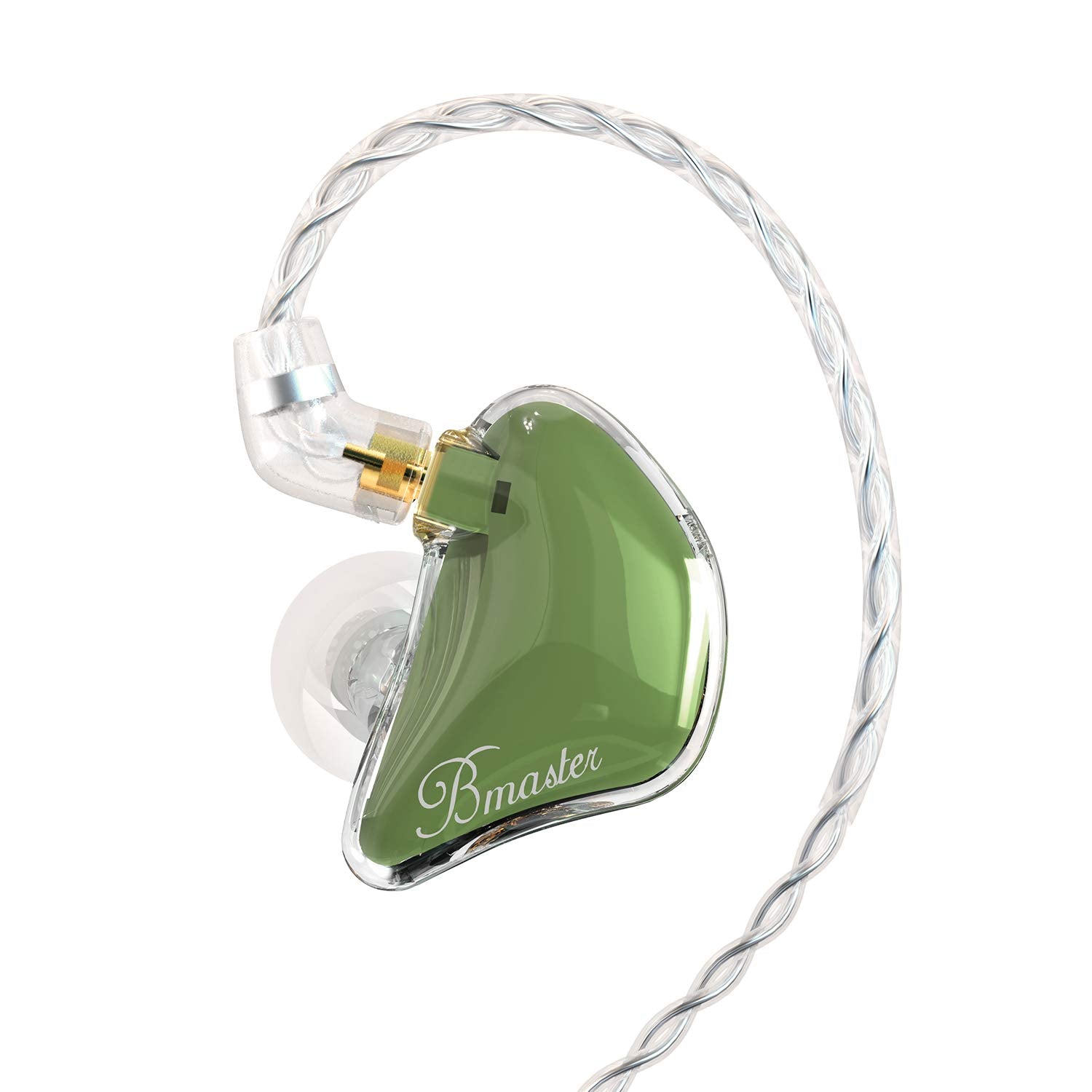 BASN Bmaster Triple Drivers in Ear Monitor Headphone(Olive)