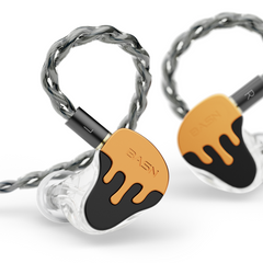 BASN BmasterX 6 Drivers(1DD+3BA+2PZT)In Ear Monitor Headphone (Orange-Black)