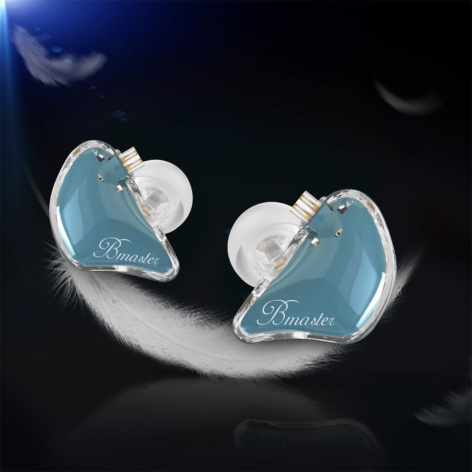 BASN Bmaster 2-Pin Triple Drivers in Ear Monitor Headphone Blue