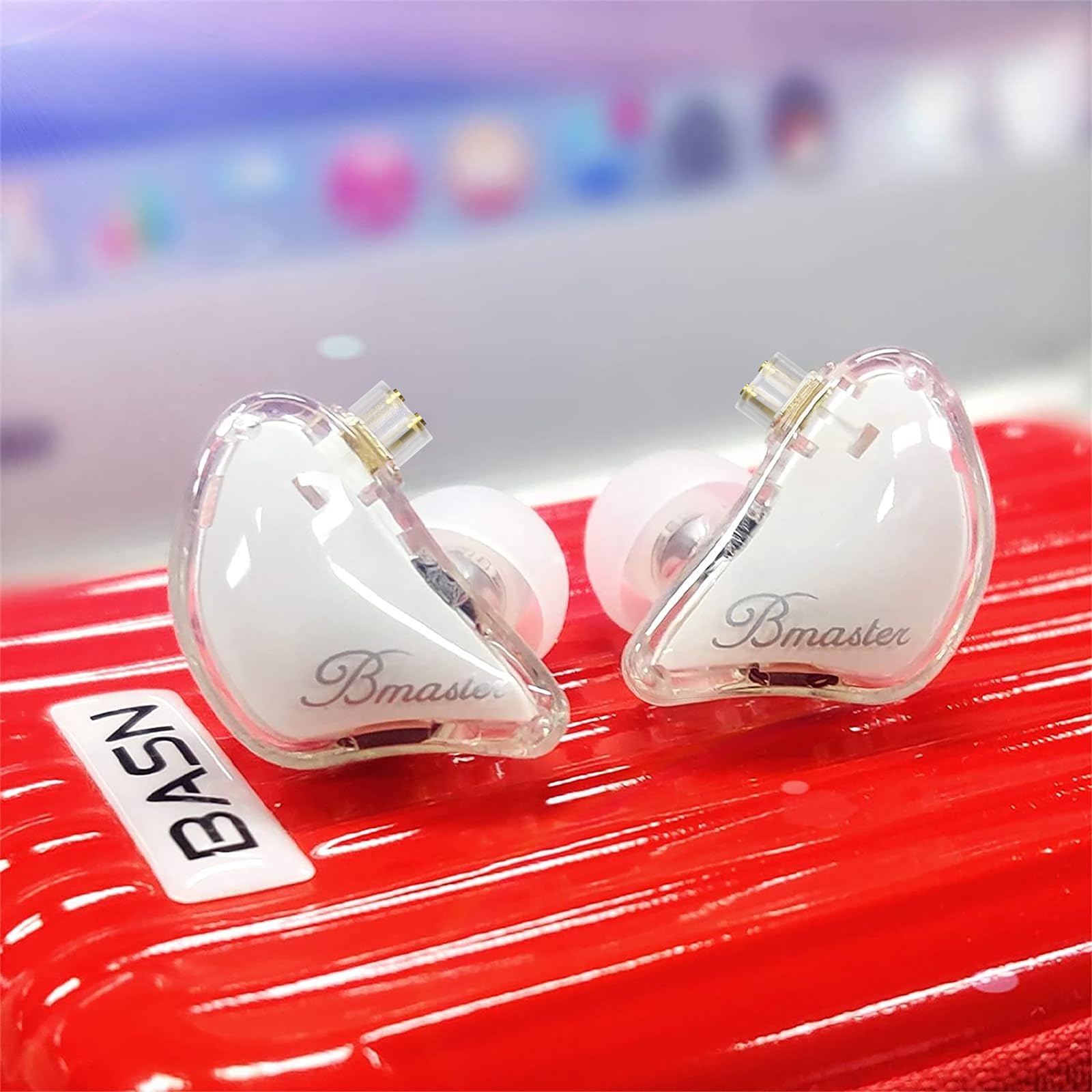 BASN Bmaster 2-Pin Triple Drivers in Ear Monitor Headphone White