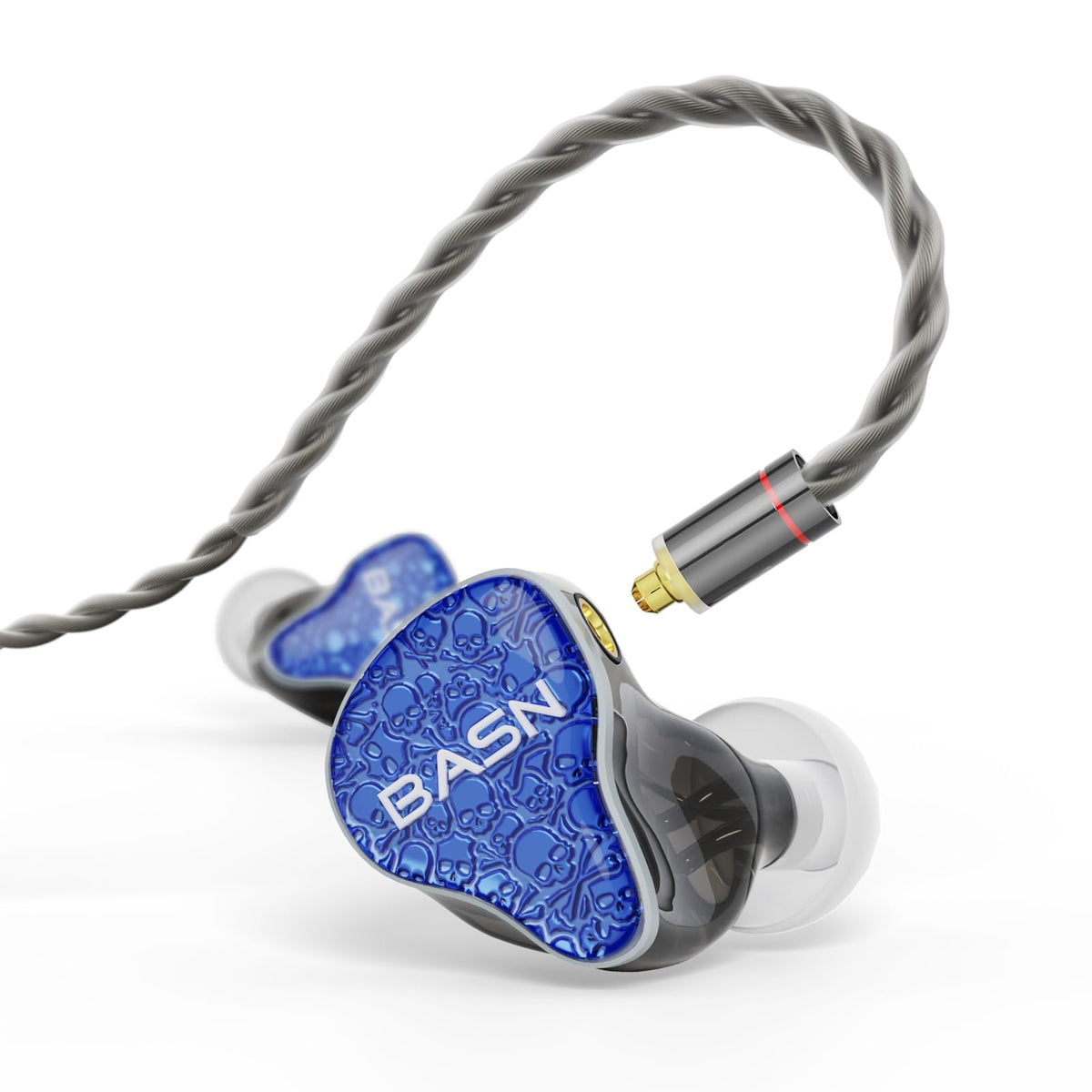 BASN Bmaster5 Five Drivers (1DD+4BA) MMCX Connector In Ear Monitor Headphone (Baltic Blue)