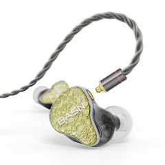 BASN Bmaster5 Five Drivers (1DD+4BA) MMCX Connector In Ear Monitor Headphone (Starlight Gold)