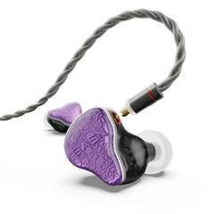 BASN Bmaster5 Five Drivers (1DD+4BA) PE Connector In Ear Monitor Headphone (Purple)