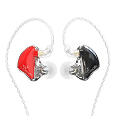 BASN Bmaster Pro Triple Drivers in Ear Monitor Headphone Red-Black