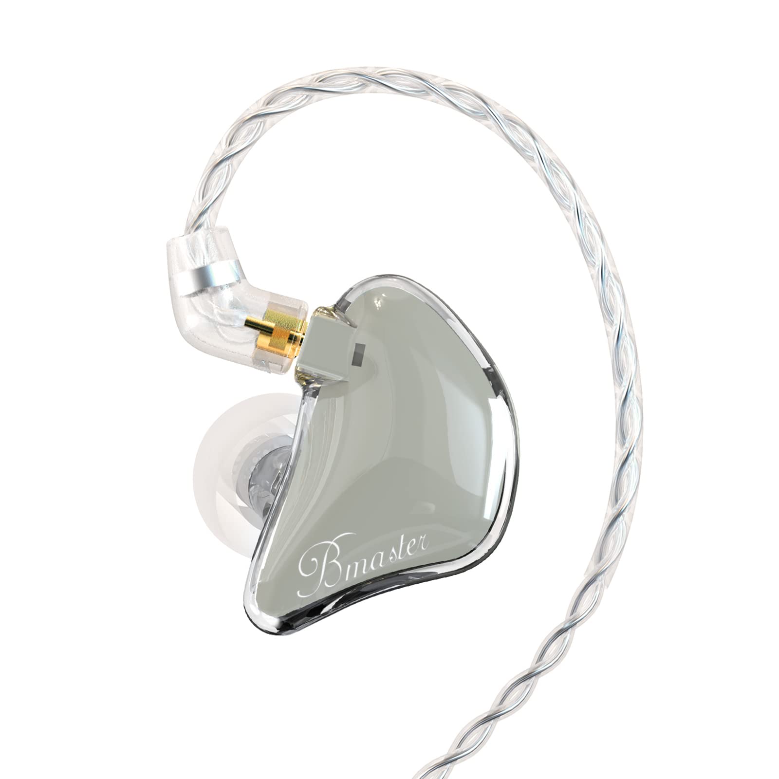 BASN Bmaster Triple Drivers in Ear Monitor Headphone(Grey)