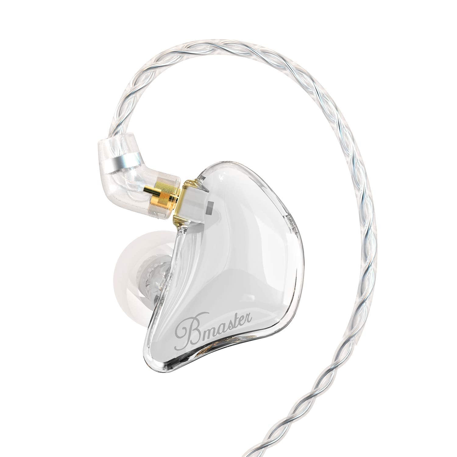 BASN Bmaster Triple Drivers in Ear Monitor Headphone(White)