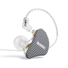 BASN Mix-PD 2-Pin Planar Driver+Dynamic Driver HiFi in Ear Monitor Earphone (Grey)