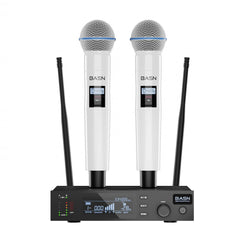 BASN UHF Dual Channel Wireless Microphone System